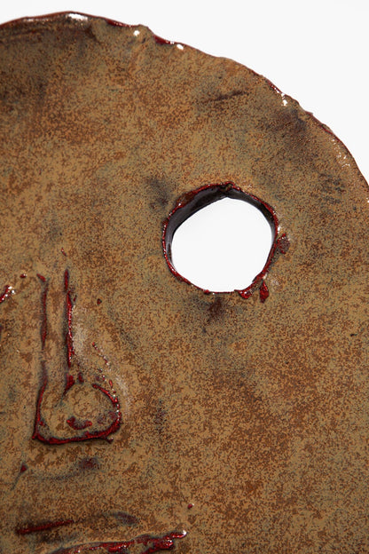 STAUD Home Auguste Ceramic Face Molasses Glaze