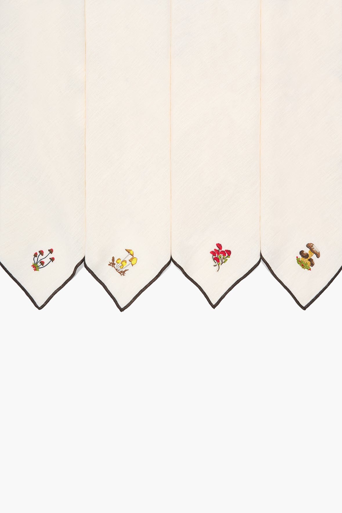 STAUD Home Gala Embroidered Napkins Natural