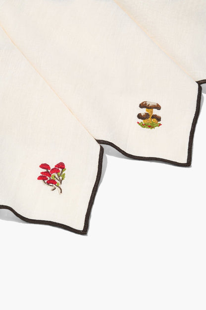STAUD Home Gala Embroidered Napkins Natural