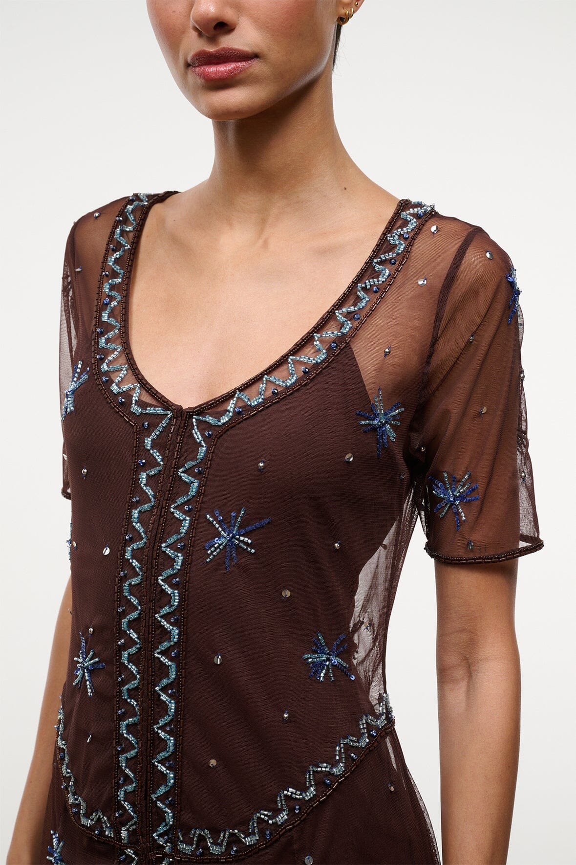 STAUD Sale Cayla Dress Fireside