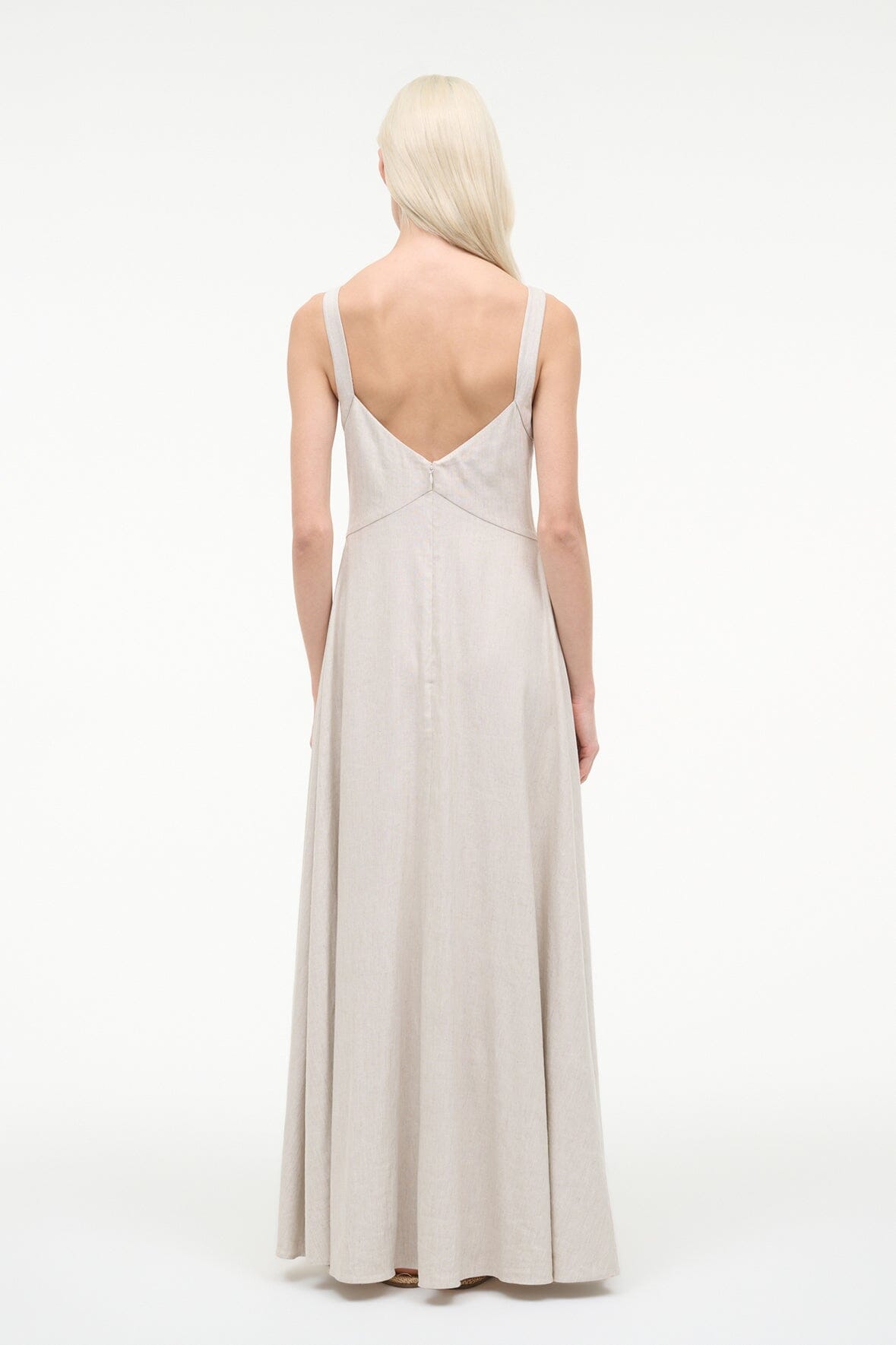 STAUD Sale|Dresses Madison Linen Dress Natural
