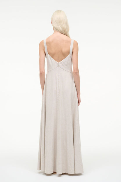 STAUD Sale|Dresses Madison Linen Dress Natural
