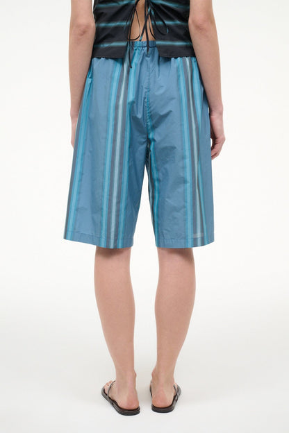 STAUD Sale Mateo Bermuda Short Marina Stripe