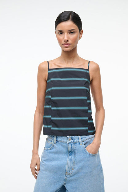 STAUD Sale Maisie Top Venice Stripe