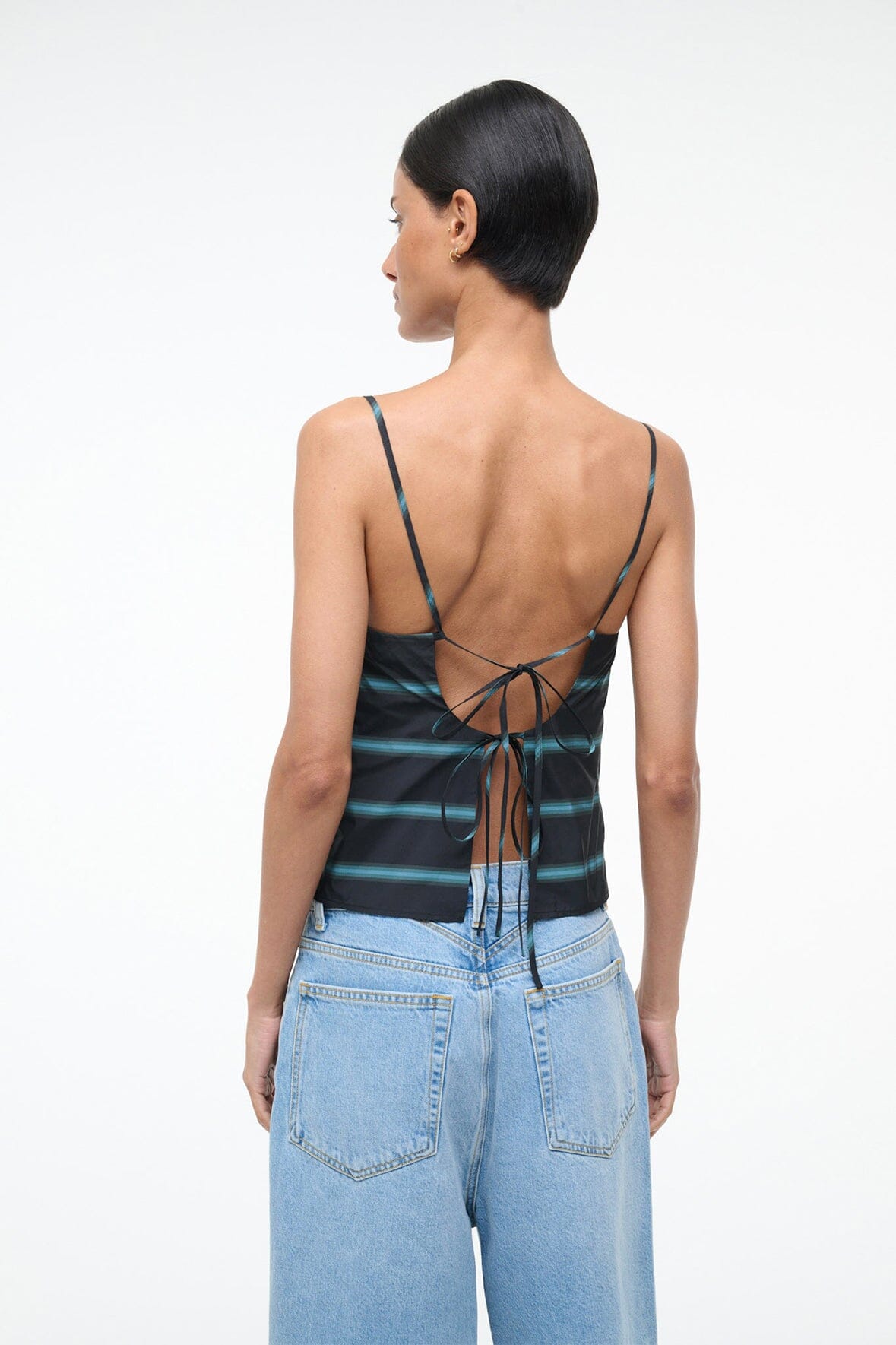 STAUD Sale Maisie Top Venice Stripe