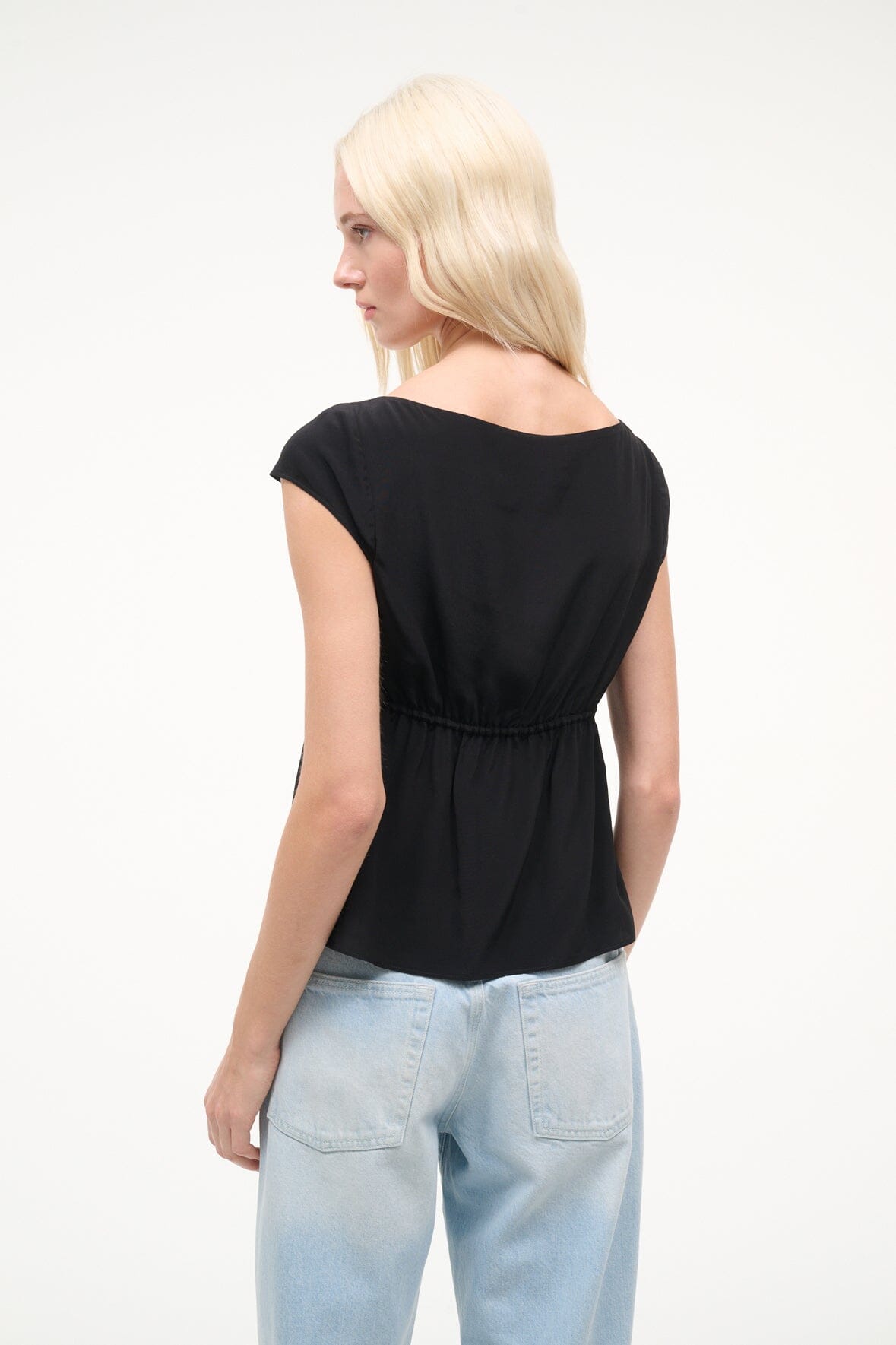STAUD Sale Pomona Top Black