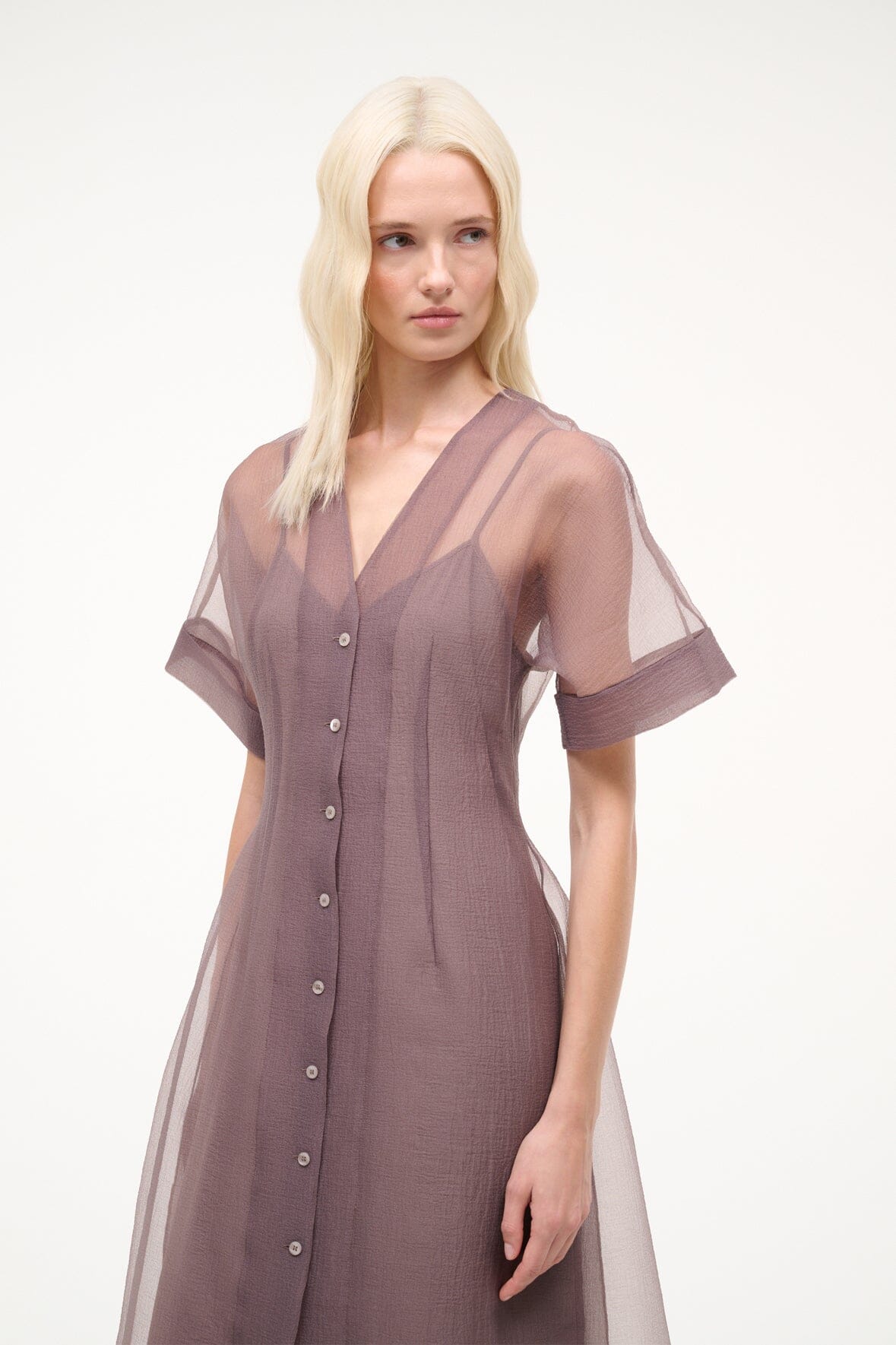 STAUD Sale Elle Dress Mink