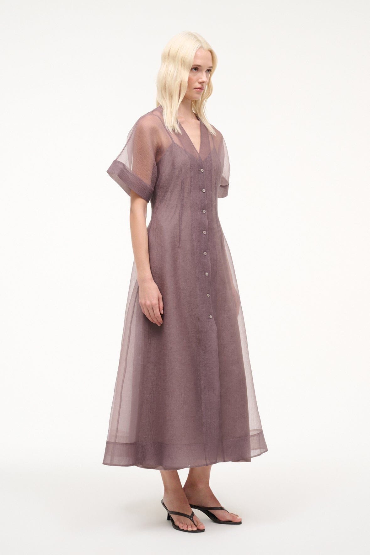 STAUD Sale Elle Dress Mink
