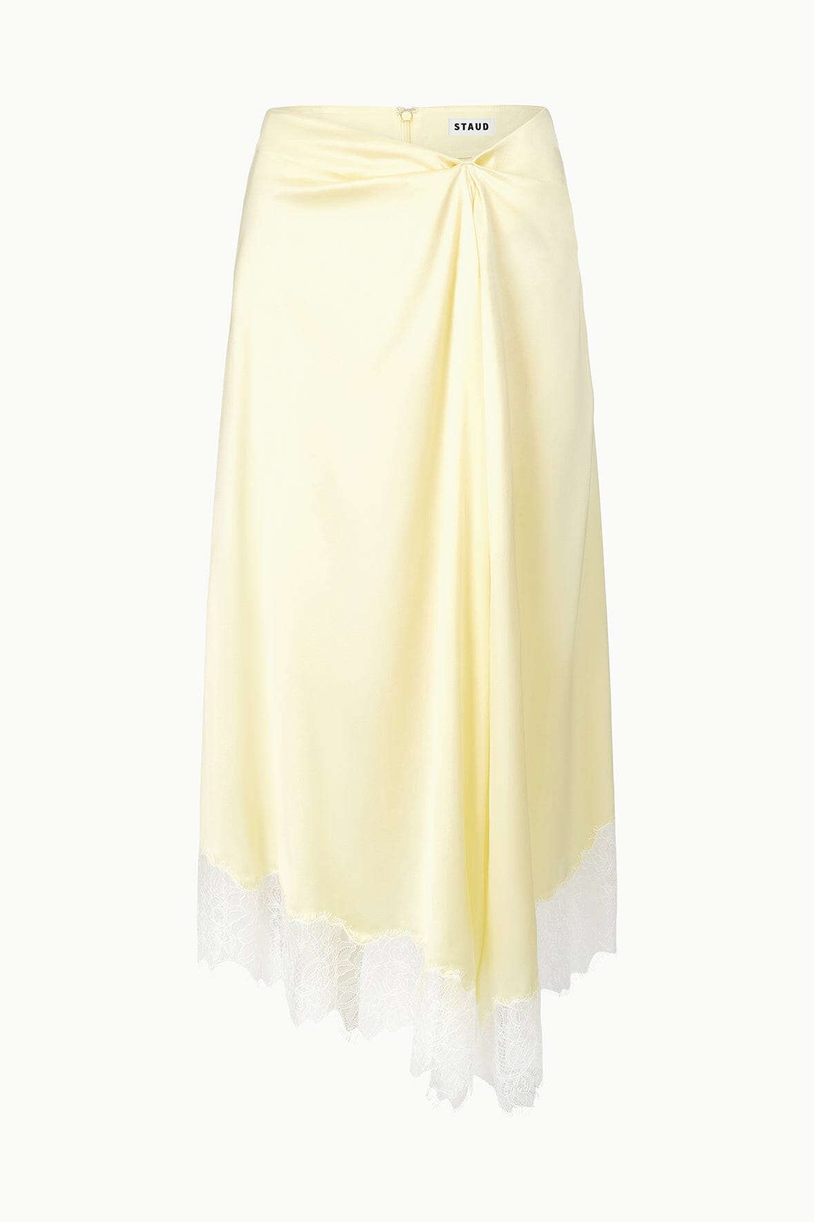 STAUD Sale Sonoma Silk Skirt Key Lime