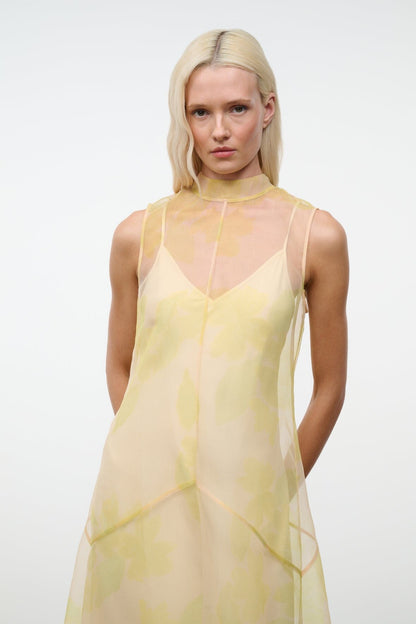 STAUD Sale Auden Dress Lemon Grove