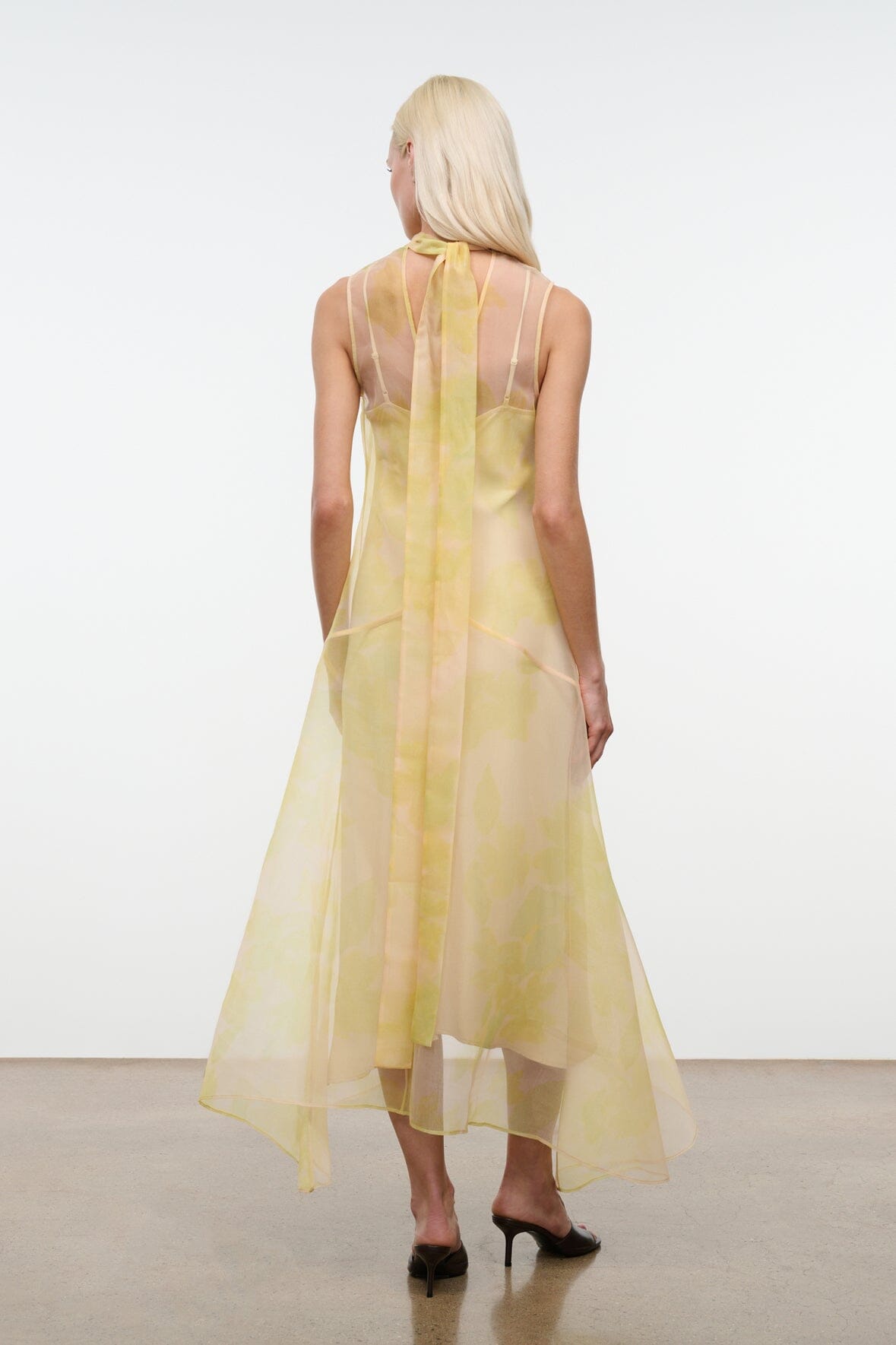 STAUD Sale Auden Dress Lemon Grove