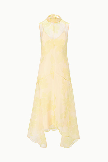 STAUD Sale Auden Dress Lemon Grove