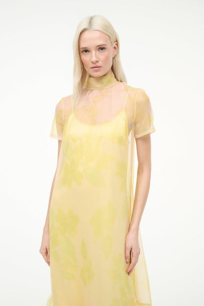 STAUD Sale Calluna Dress Lemon Grove