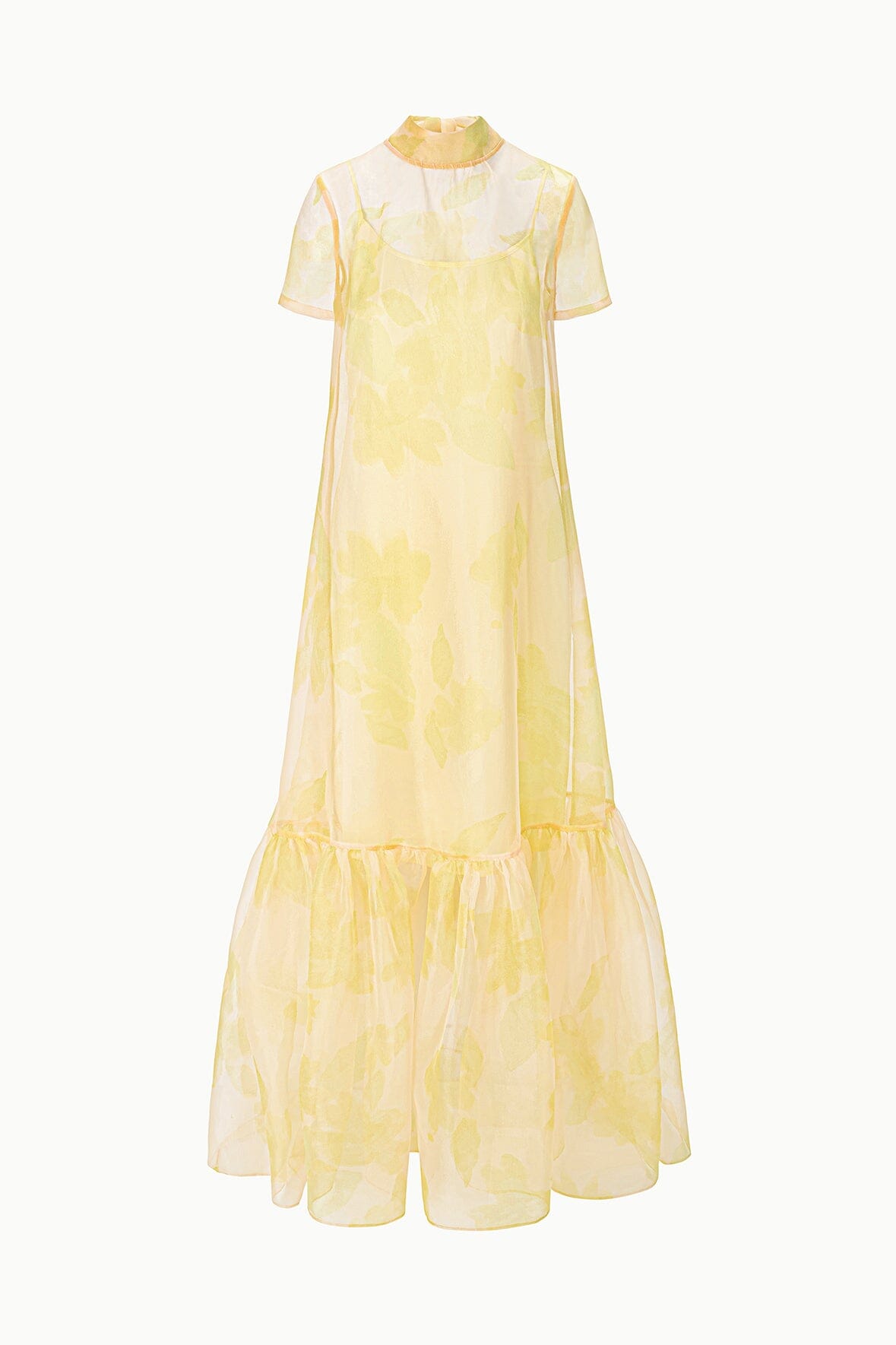 STAUD Sale Calluna Dress Lemon Grove