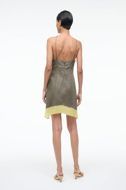 STAUD Sale|Dresses Oro Linen Dress Palo Verde