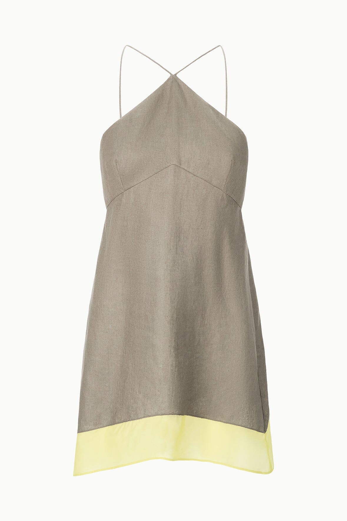 STAUD Sale|Dresses Oro Linen Dress Palo Verde
