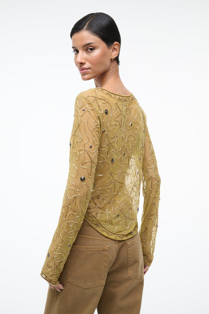 STAUD Sale Mila Top Sandbar