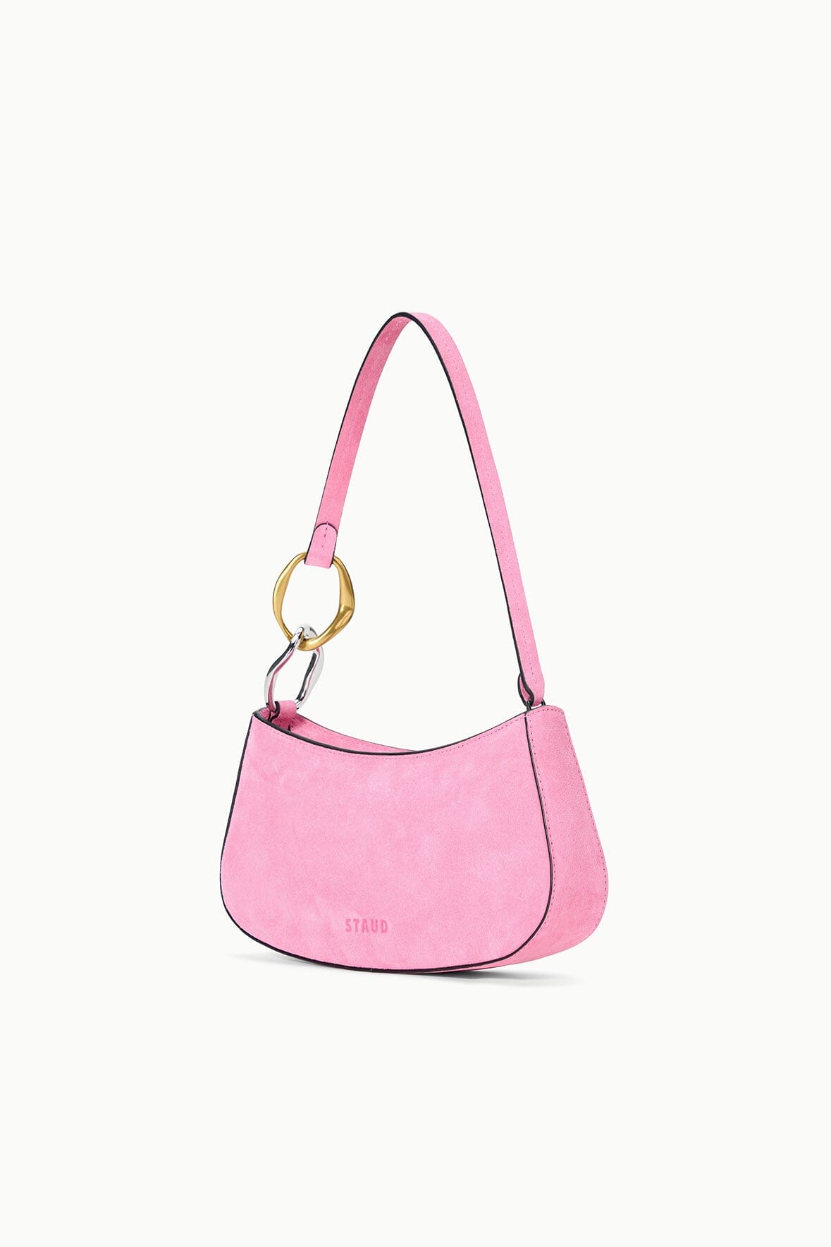 STAUD Sale Ollie Bag Orchid Pink Suede Mini Shoulder Bag - Staud