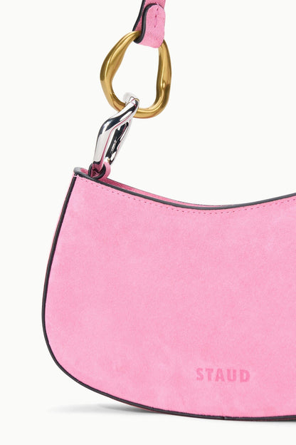 STAUD Sale Ollie Bag Orchid Pink Suede Mini Shoulder Bag - Staud