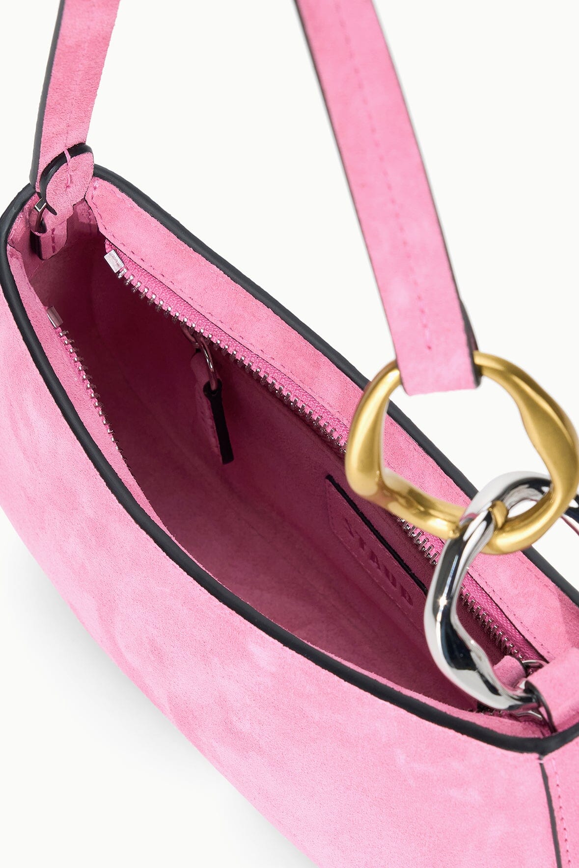 STAUD Sale Ollie Bag Orchid Pink Suede Mini Shoulder Bag - Staud