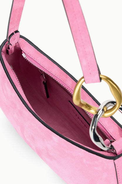 STAUD Sale Ollie Bag Orchid Pink Suede Mini Shoulder Bag - Staud