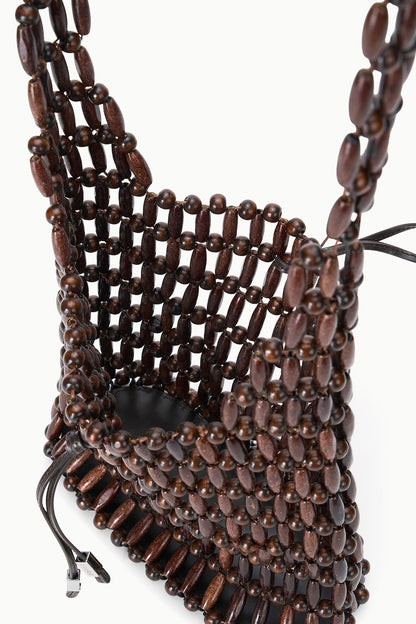 STAUD Sale Coronado Bag Wood Beads
