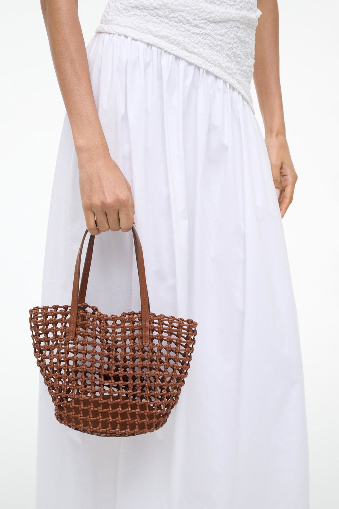 STAUD Sale Caro Bucket Bag Tan