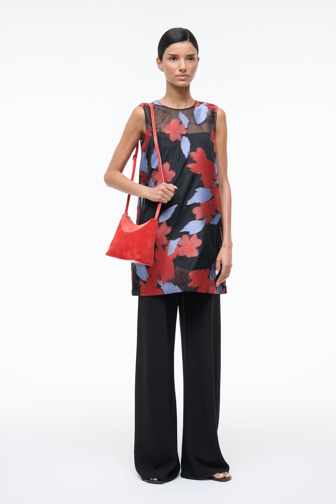 STAUD Sale Rowey Bag Red Rose