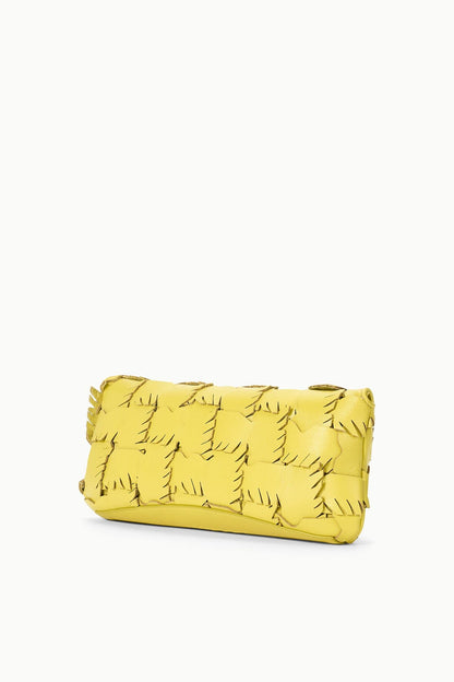 STAUD Sale Leaf Clutch Citron