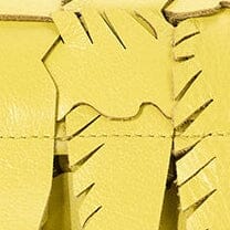 STAUD Sale Leaf Clutch Citron