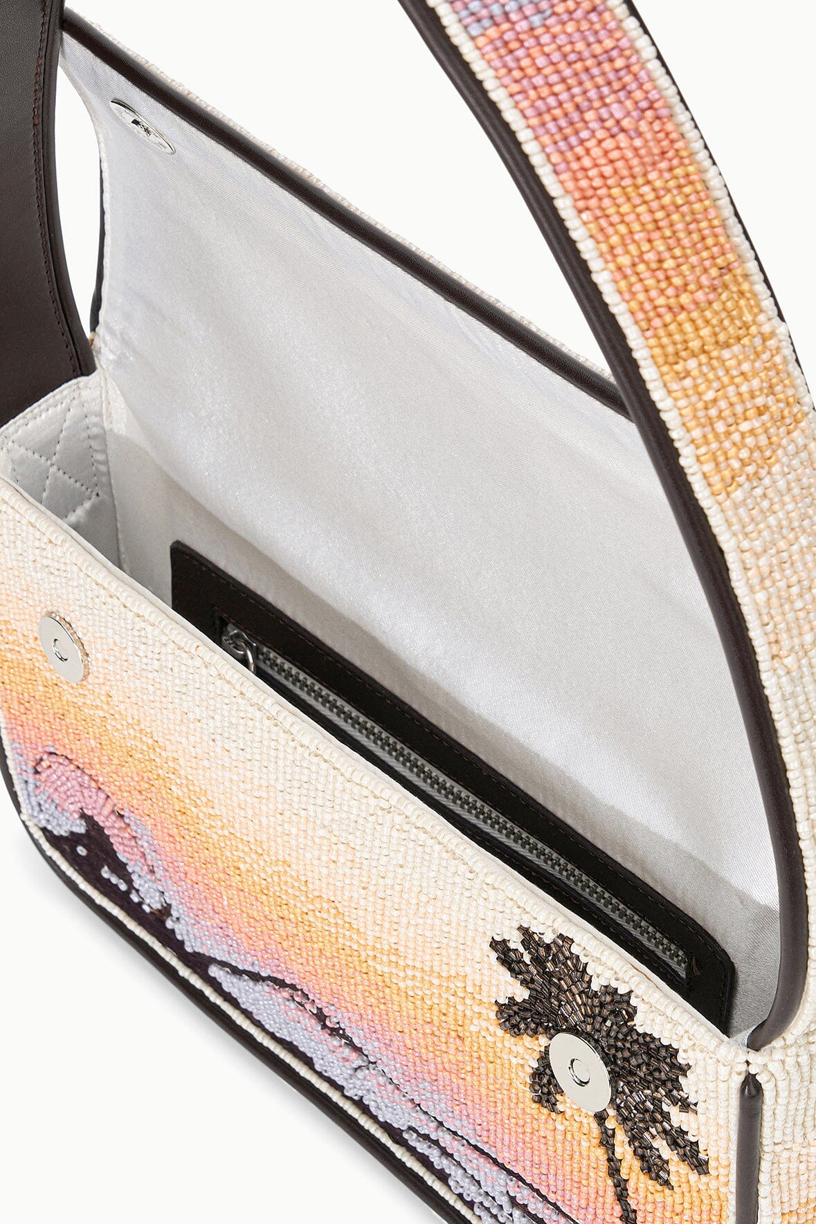 STAUD Sale Tommy Beaded Bag Santa Monica Sunset