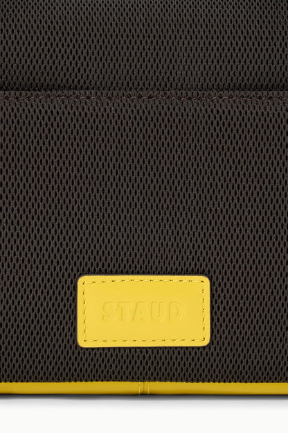 STAUD Sale Tony Shoulder Bag Espresso Lemon