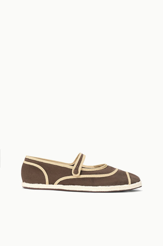 STAUD Sale Nora Espadrille Flat Espresso