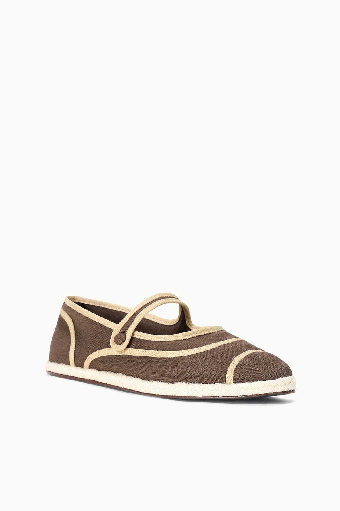 STAUD Sale Nora Espadrille Flat Espresso