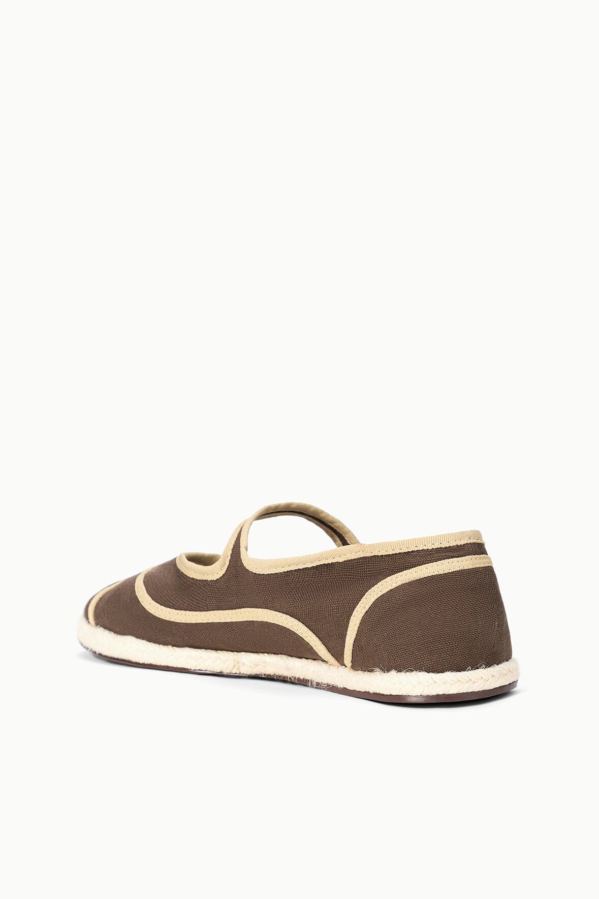 STAUD Sale Nora Espadrille Flat Espresso