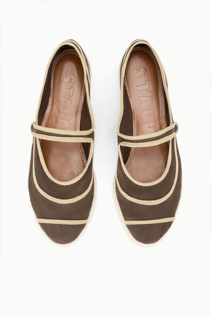 STAUD Sale Nora Espadrille Flat Espresso