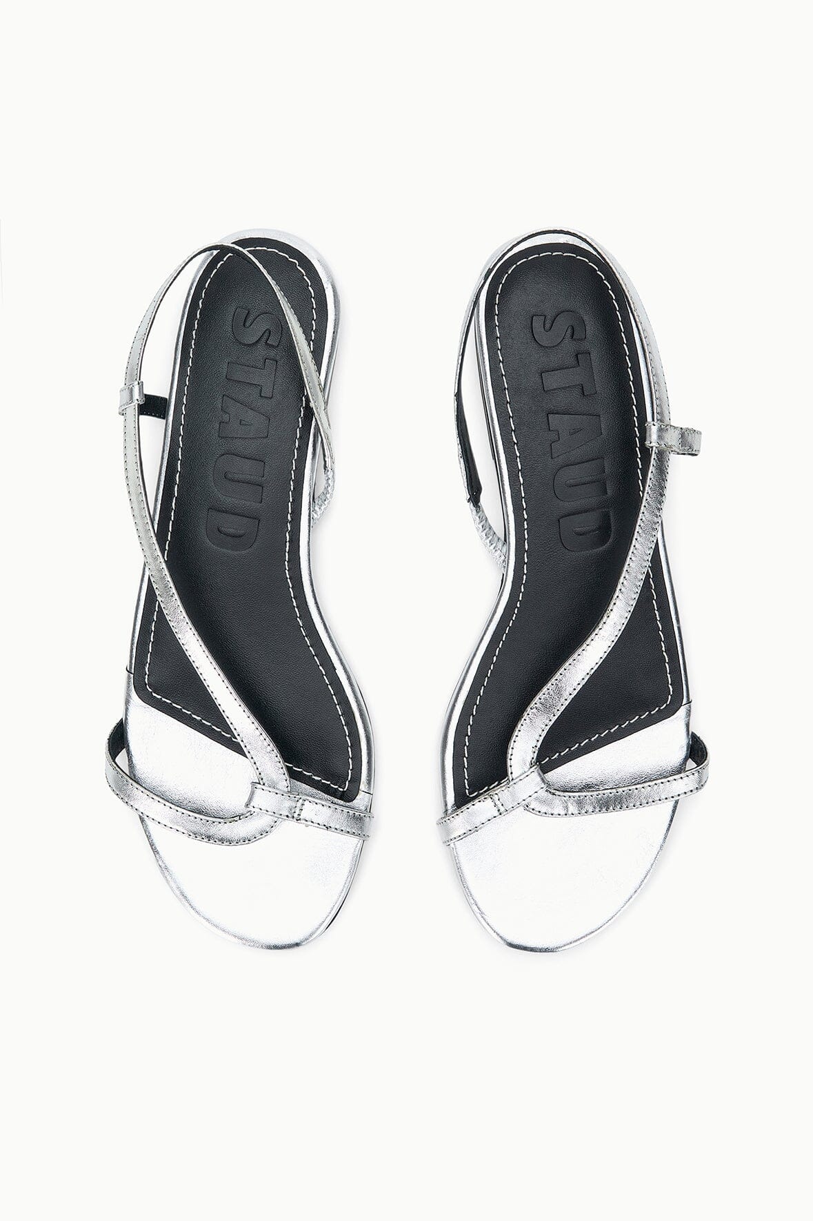 STAUD Sale Louden Sandal Silver