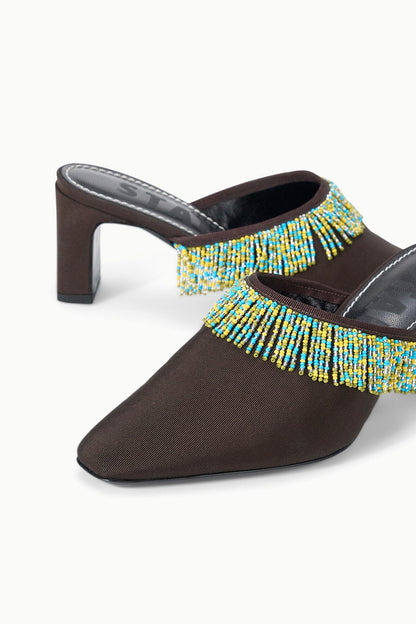 STAUD Sale Joanna Kitten Heel Mule Espresso