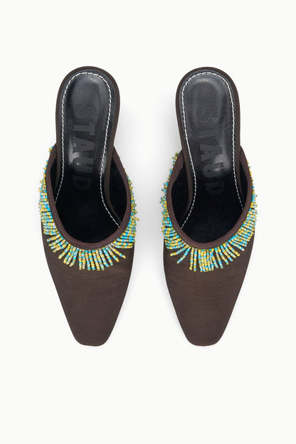 STAUD Sale Joanna Kitten Heel Mule Espresso
