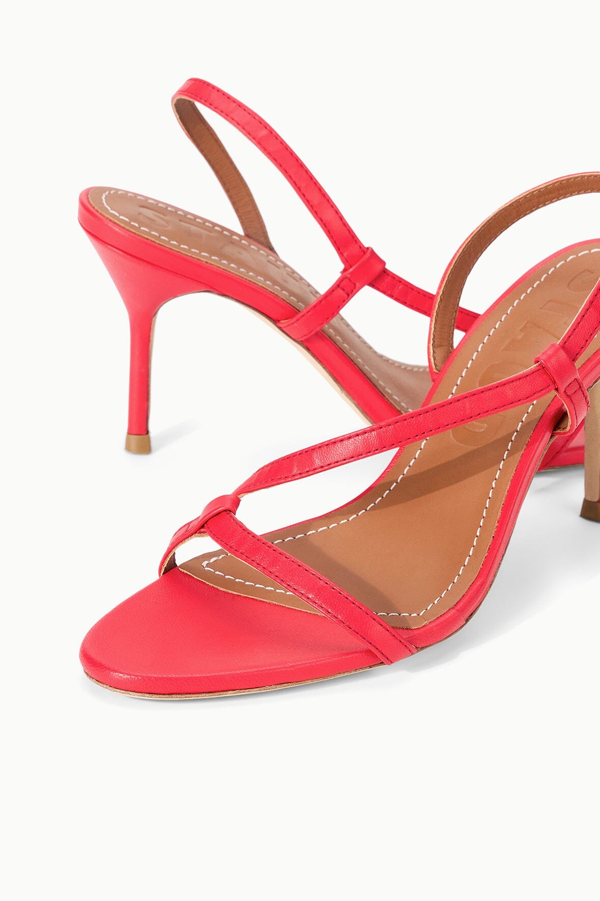 STAUD Sale Louden Heel Red Rose