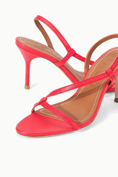 STAUD Sale Louden Heel Red Rose
