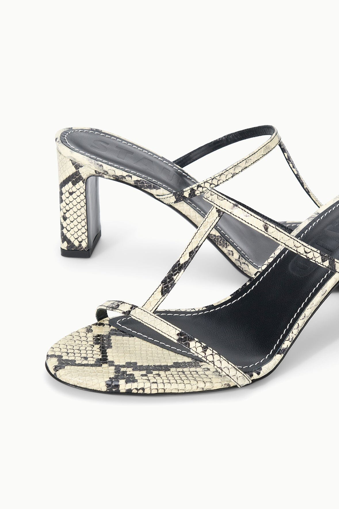 STAUD Sale Talita Heel White Snake