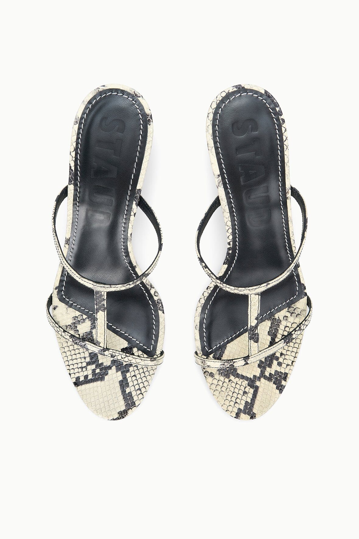 STAUD Sale Talita Heel White Snake