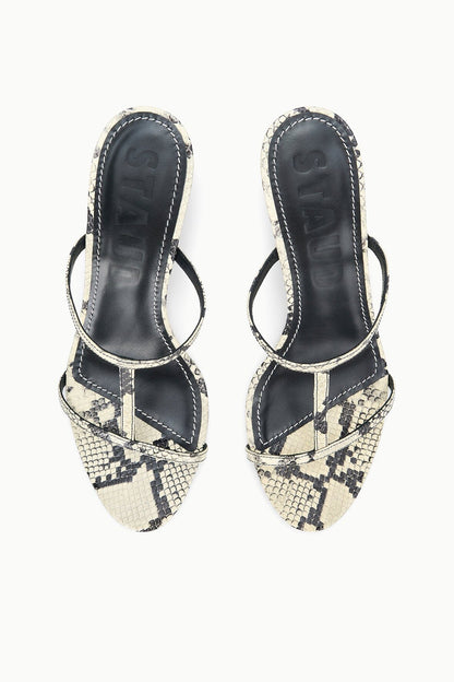 STAUD Sale Talita Heel White Snake
