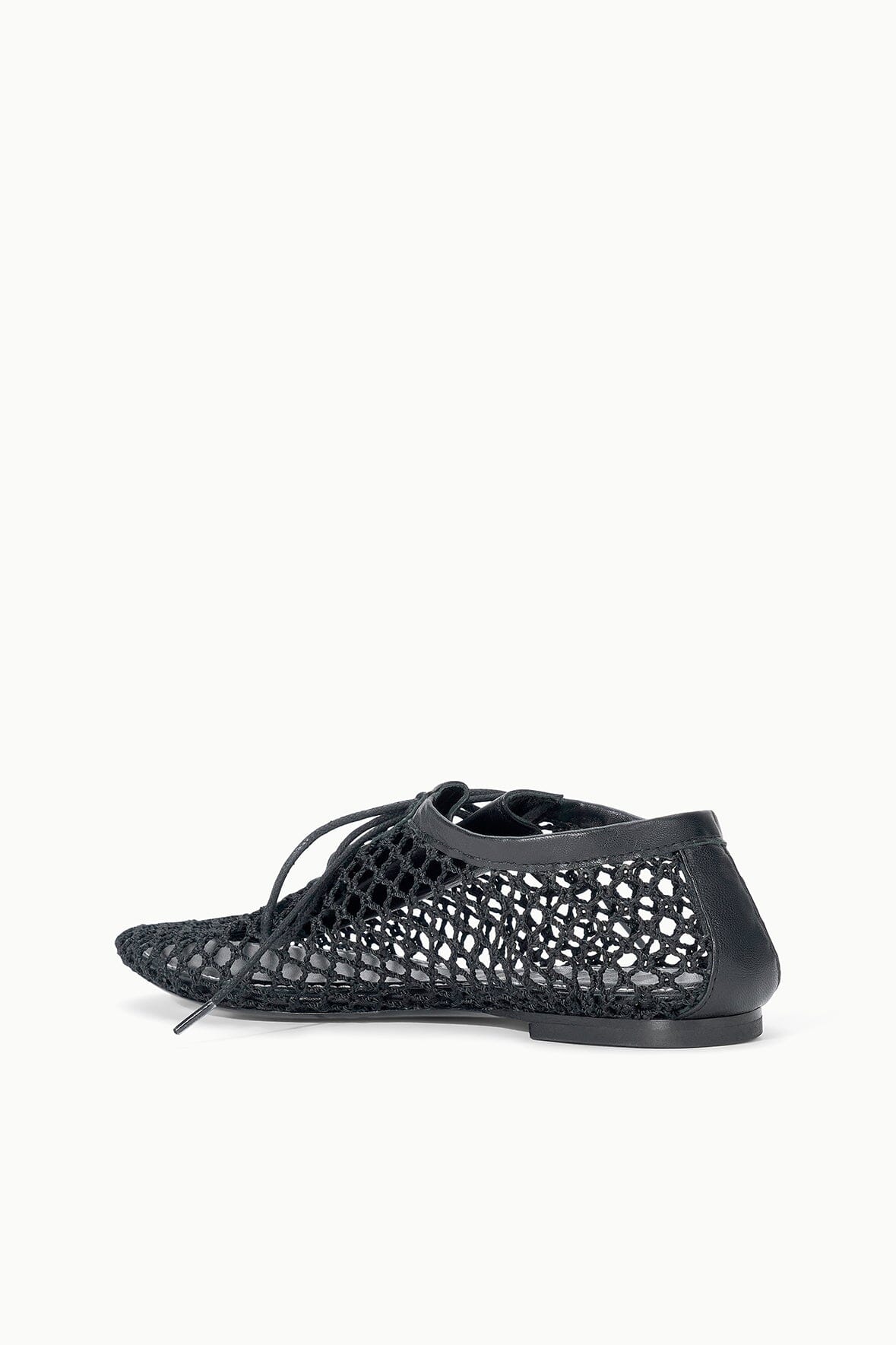 STAUD Sale Kit Lace Up Flat Black