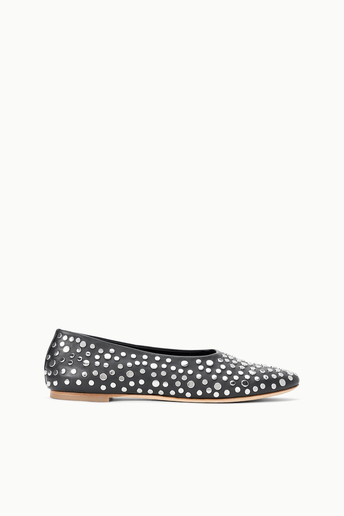 STAUD Sale Alba Ballet Flat Rivets