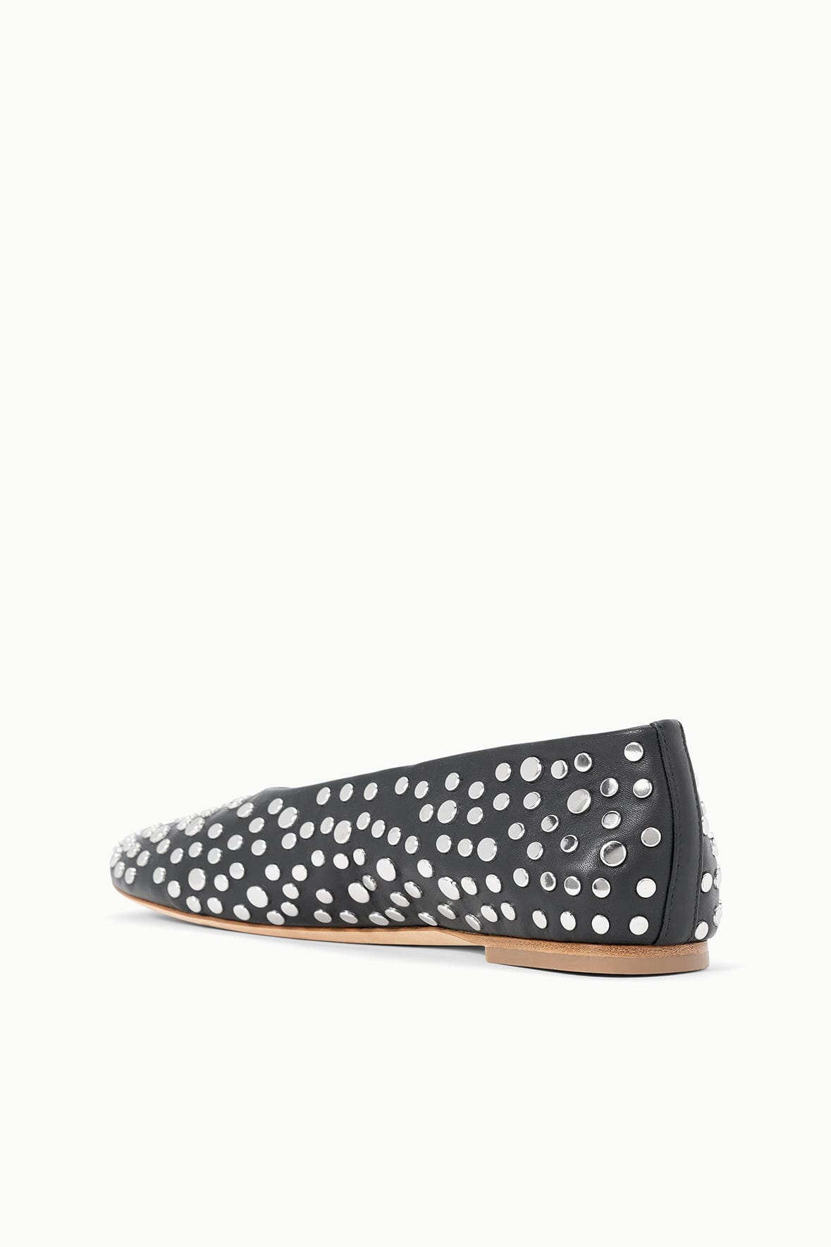 STAUD Sale Alba Ballet Flat Rivets
