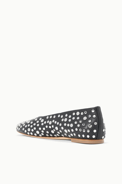 STAUD Sale Alba Ballet Flat Rivets