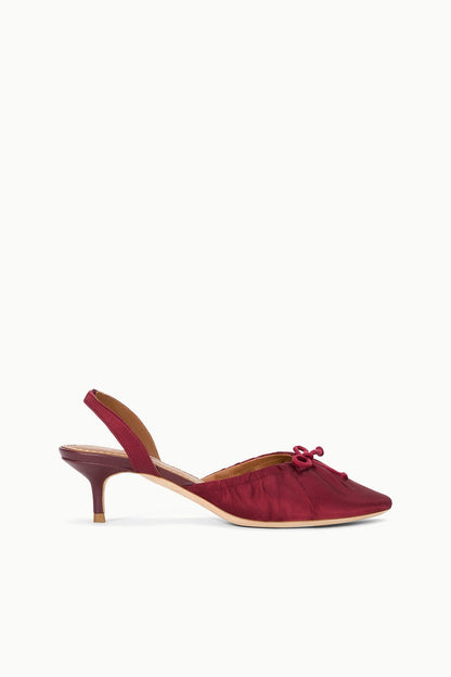 STAUD Sale Alba Ballet Slingback Oxblood