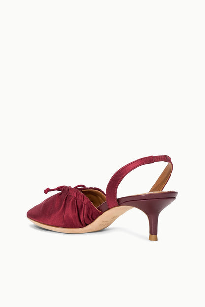 STAUD Sale Alba Ballet Slingback Oxblood